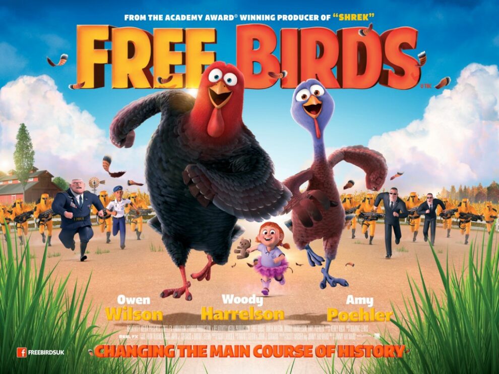 Free Birds 2013 720p BluRay Dual Audio Hindi English ESub Rare Toons India