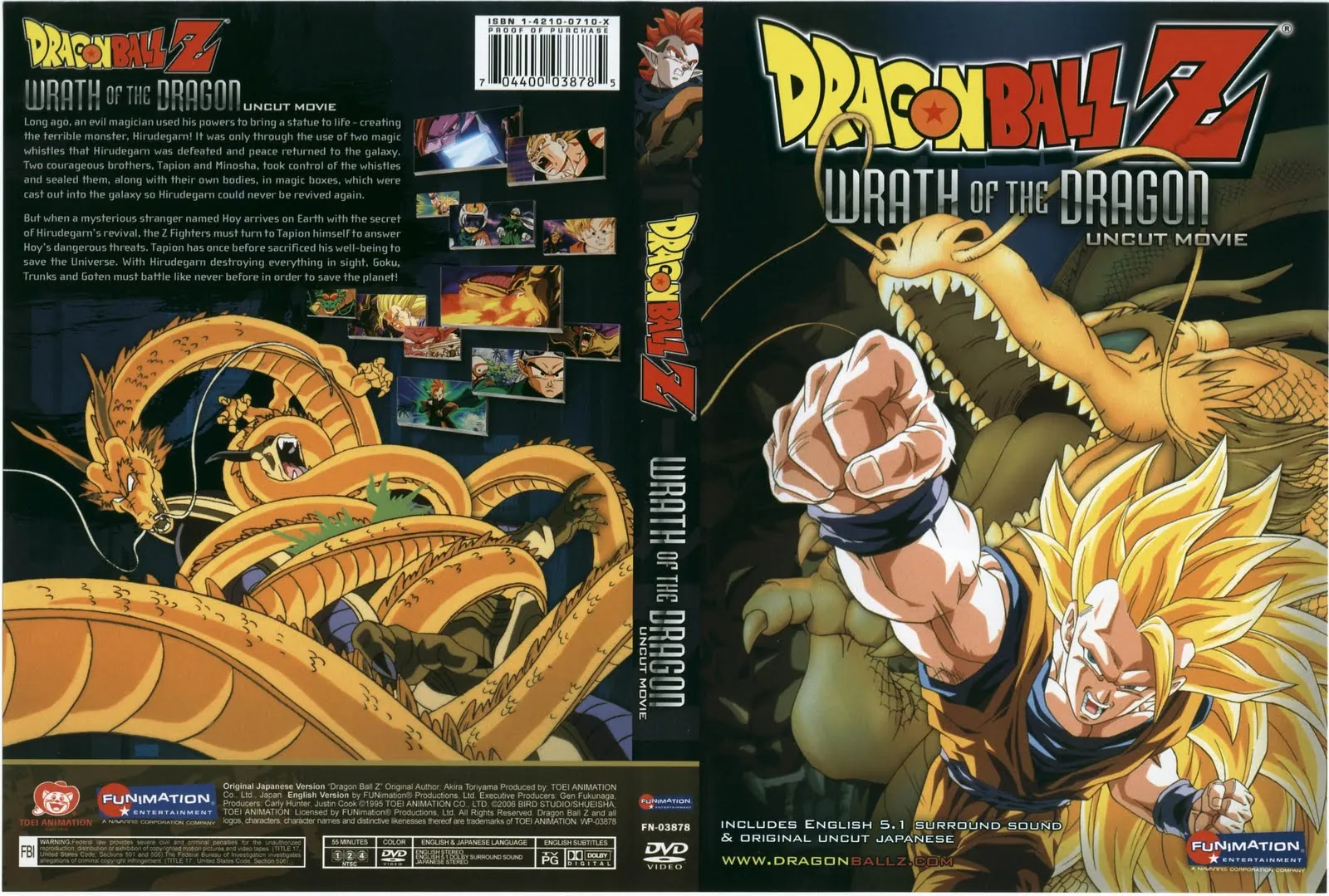 Dragon Ball Z Movie 13 Wrath of the Dragon Hindi Dubbed Movie Download 360p 480p 720p HD Rare Toons India