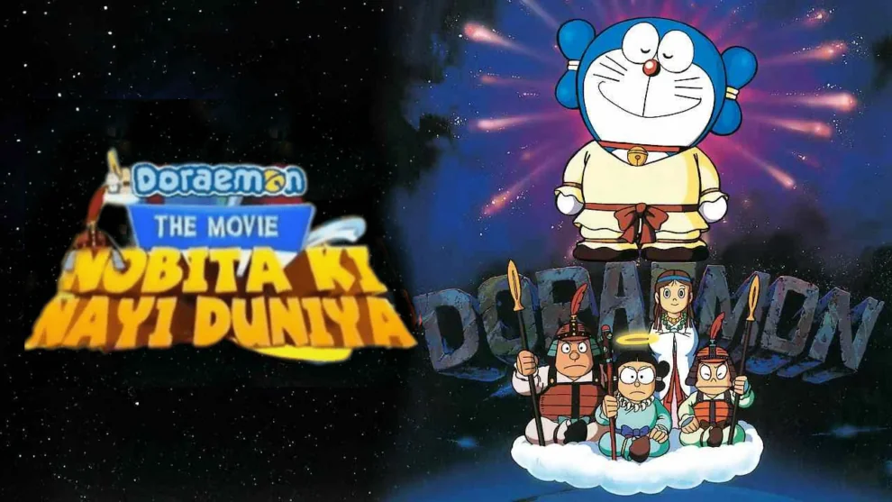 Doraemon The Movie: Nobita Ki Nayi Duniya (1995) REMASTERED WEB-DL Dual Audio [Hindi DD2.0-Jap 2.0] 480p, 720p & 1080p HD | 10bit HEVC ESub