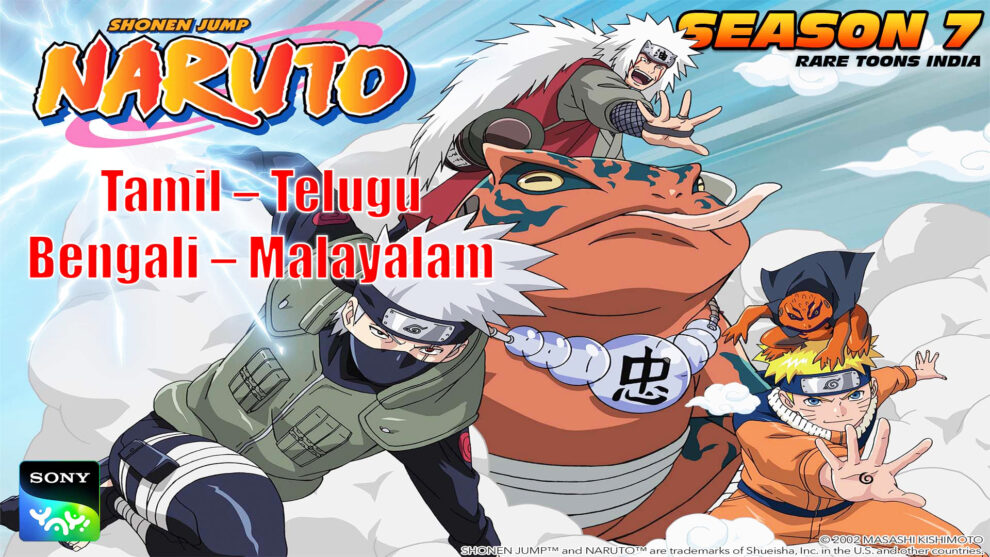 Naruto Season 7 Episodes Tamil – Telugu – Bengali – Malayalam Download HD Rare Toons India