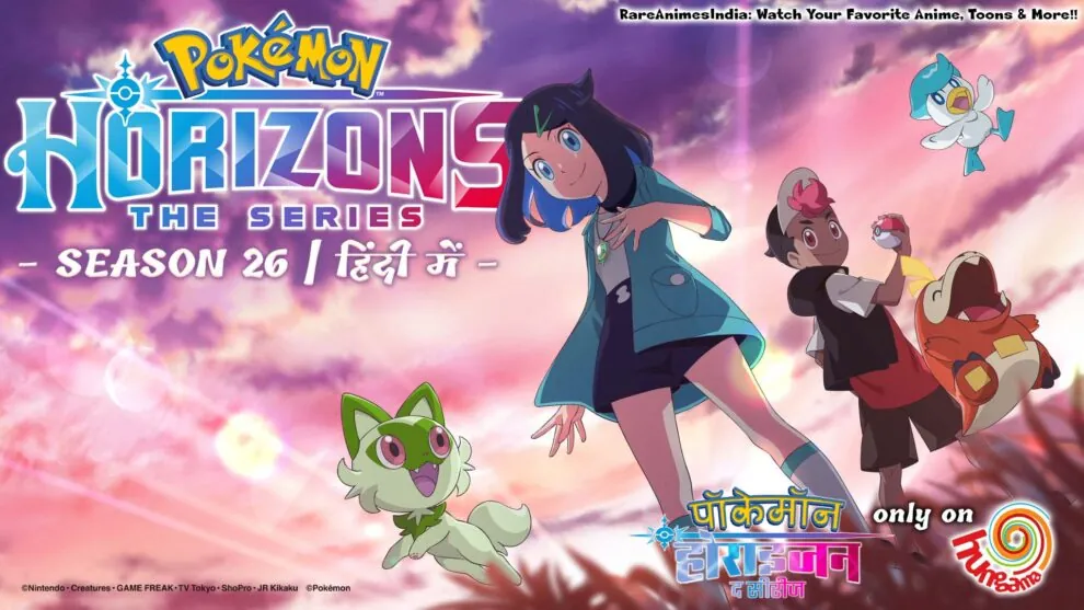 pokemon season 26 horizons in hindi Rare Toons India